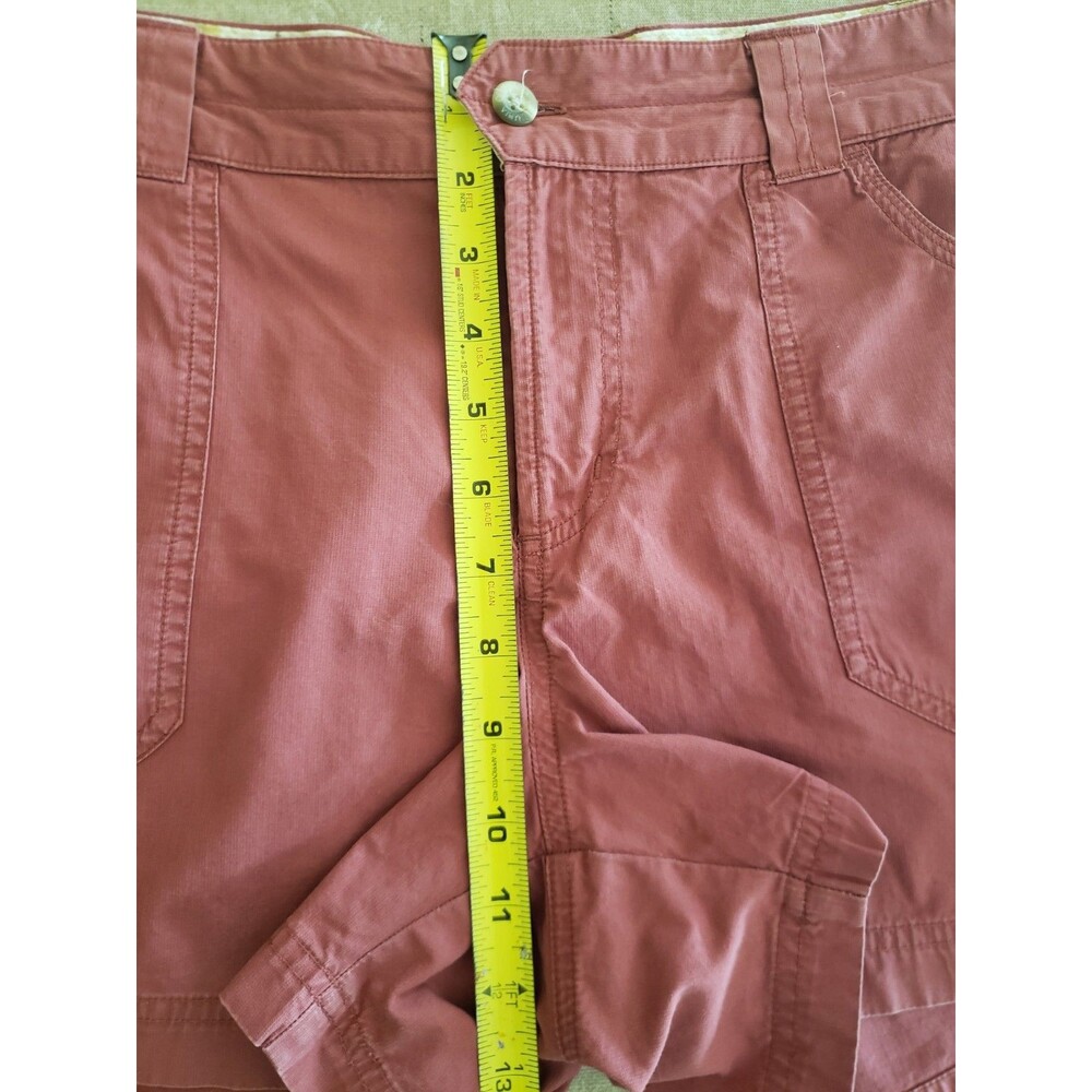 Columbia Women’s Coral Shorts 4" inseam Size 12 Button Zip Closure Spring Summer - Picture 13 of 14